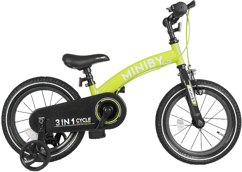 Двоколісний велосипед Qplay Miniby 3в1 Green (CB01MiniByGreen)